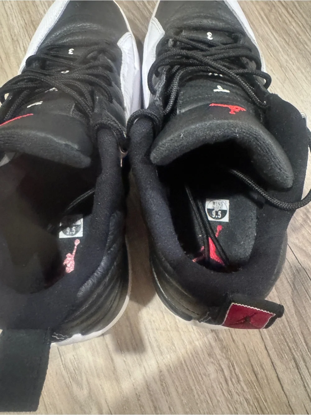 Jordan Retro Low Black White with Red Jumpman